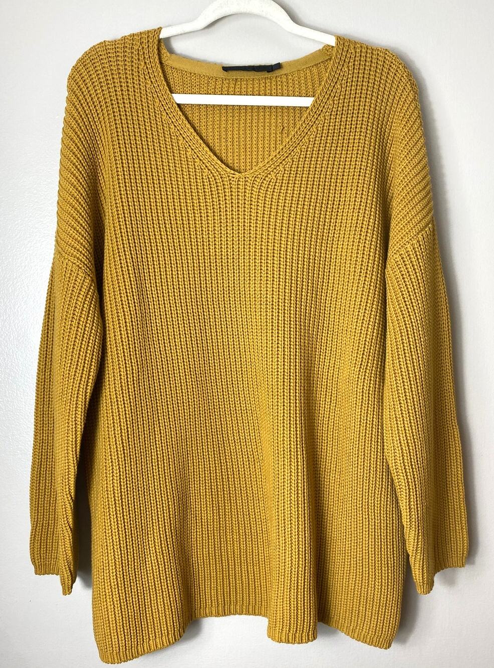 JENNI KAYNE SWEATER FISHERMAN ORGANIC COTTON QUIET LUXURY KNIT LONGLINE